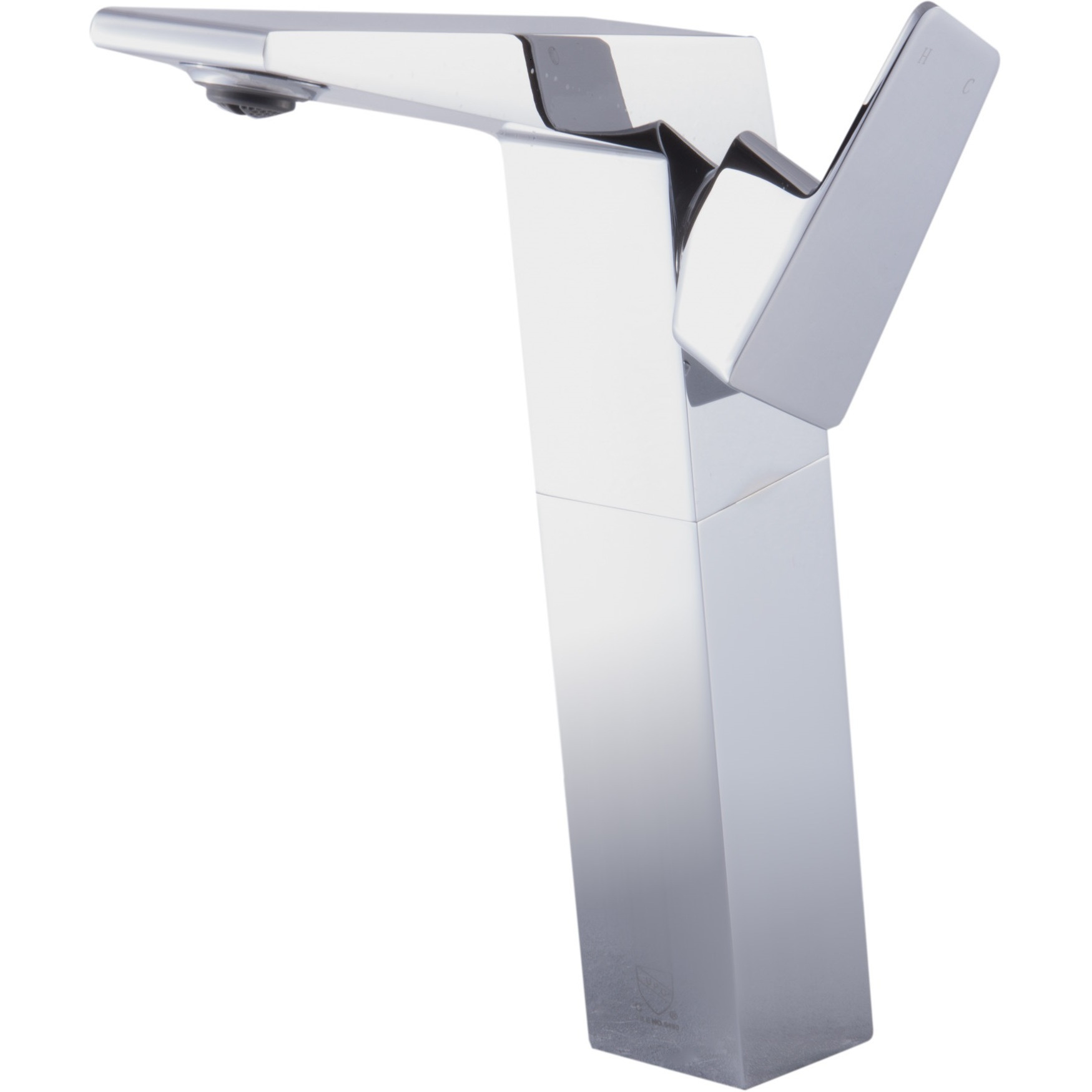 ALFI brand AB1475-PC Polished Chrome Single Hole Tall Bathroom Faucet