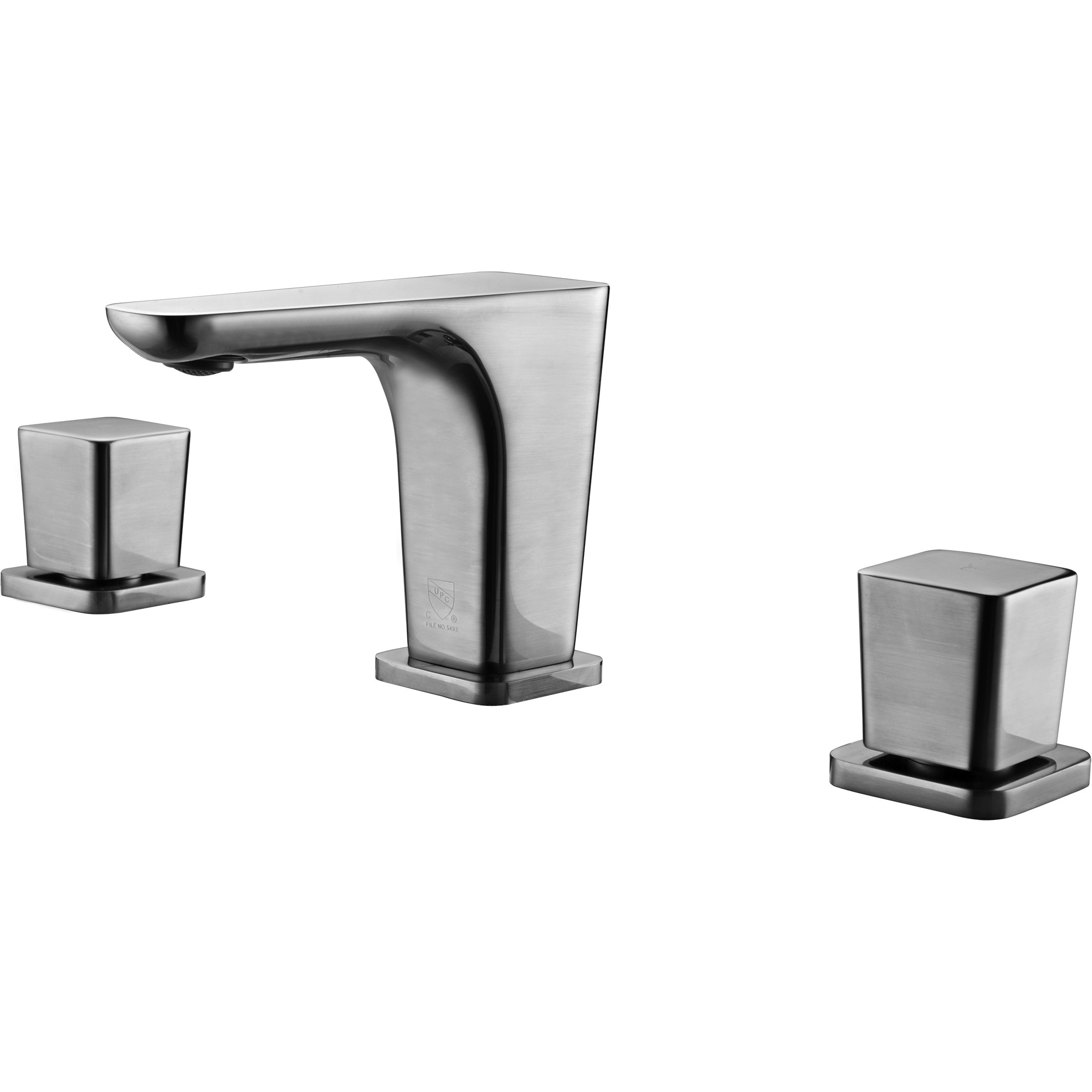 ALFI brand AB1782-BN Brushed Nickel Widespread Modern Bathroom Faucet