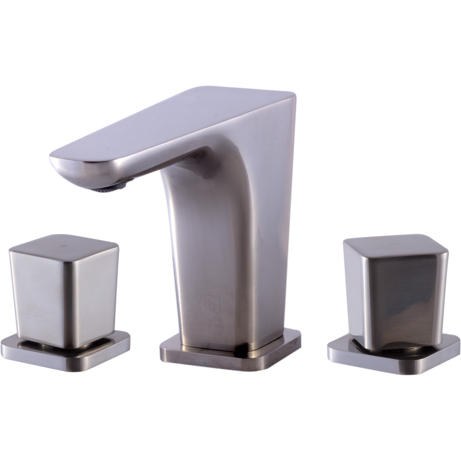 ALFI brand AB1782-BN Brushed Nickel Widespread Modern Bathroom Faucet