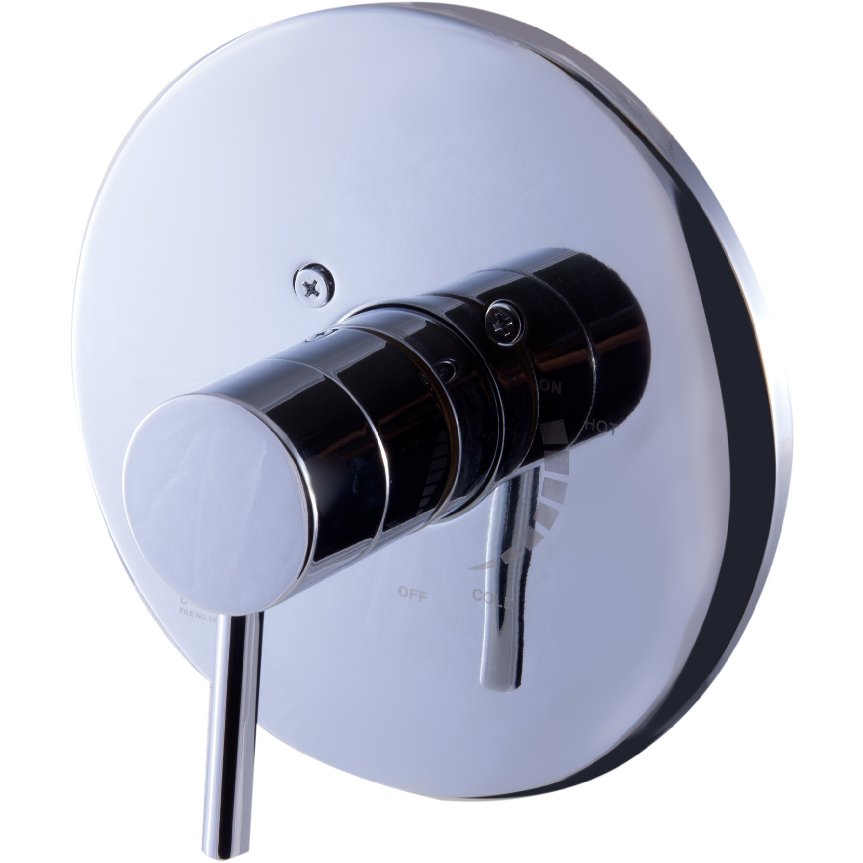 ALFI brand AB1601-PC Polished Chrome Pressure Balanced Round Shower Mixer