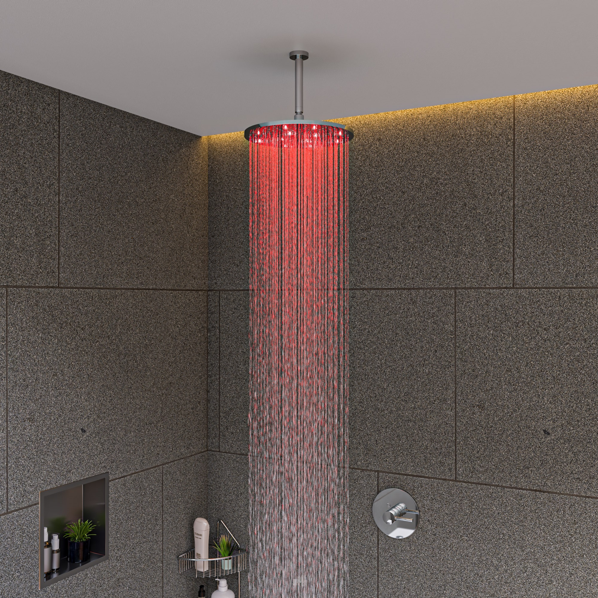 ALFI brand AB1601-PC Polished Chrome Pressure Balanced Round Shower Mixer