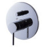 ALFI brand AB1701-PC Polished Chrome Pressure Balanced Round Shower Mixer with Diverter