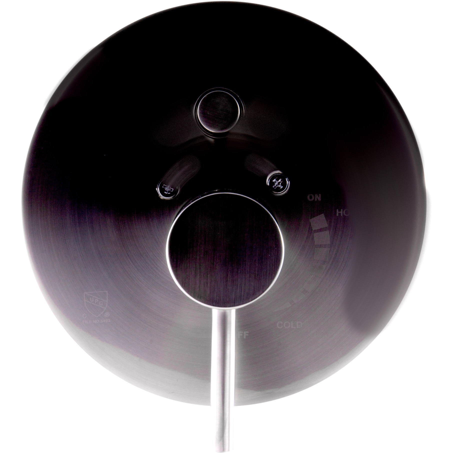ALFI brand AB1701-BN Brushed Nickel Pressure Balanced Round Shower Mixer with Diverter