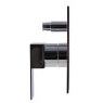 ALFI brand AB6801-PC Polished Chrome Modern Square Pressure Balanced Shower Mixer with Diverter