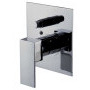 ALFI brand AB6801-PC Polished Chrome Modern Square Pressure Balanced Shower Mixer with Diverter