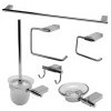 ALFI brand AB9515-PC Polished Chrome 6 Piece Matching Bathroom Accessory Set