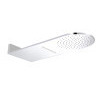 ALFI brand RAIN10RW-PC Polished Chrome 10" Wall-Mounted Square Waterfall Rain Shower Head
