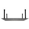 Matte Black Stainless Steel 24" Square Ultra-Thin Rain Shower Head