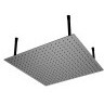 Matte Black Stainless Steel 24" Square Ultra-Thin Rain Shower Head
