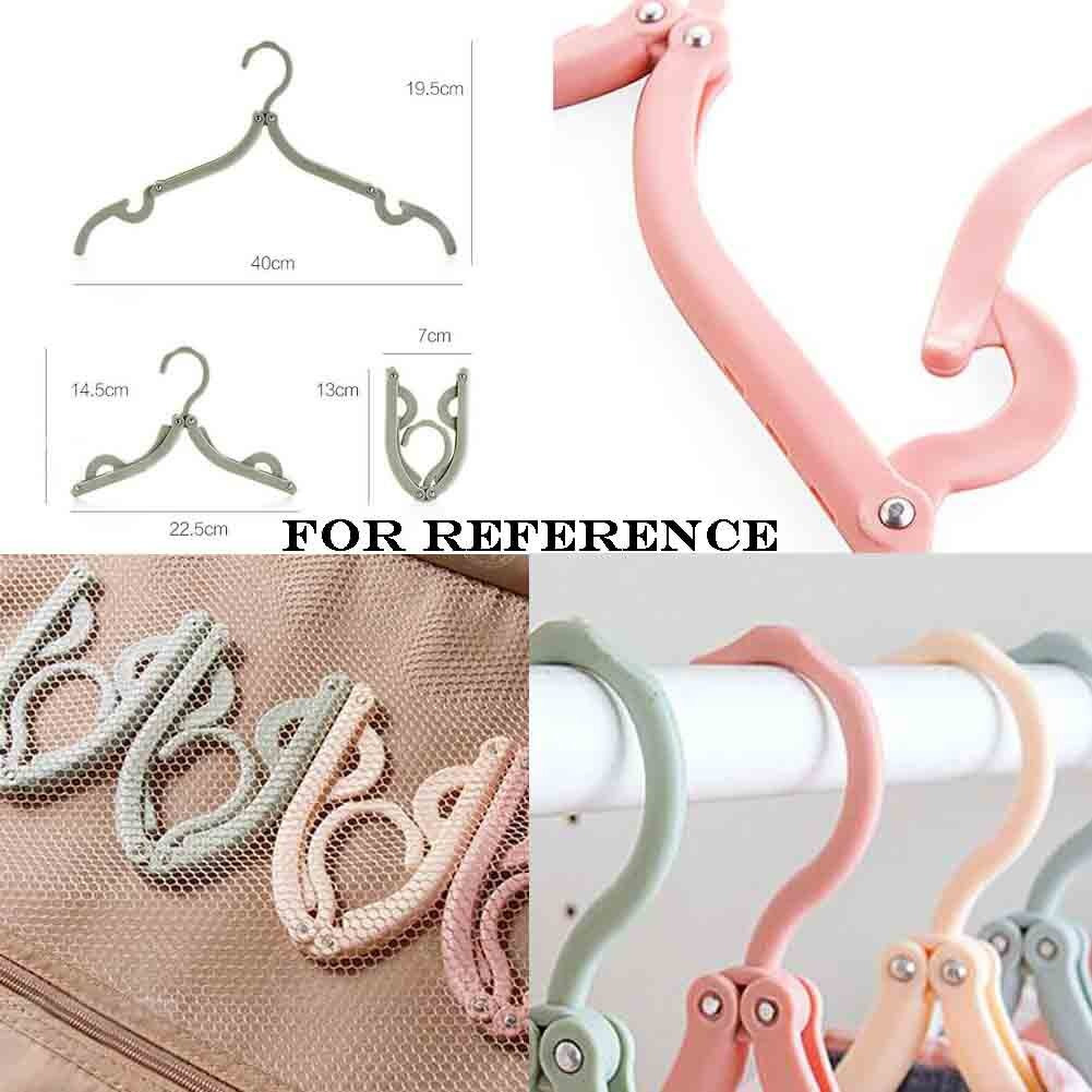 8 Pcs Travel Clothes Hanger Foldable Clothes Hanger Portable Clothes Drying Rack