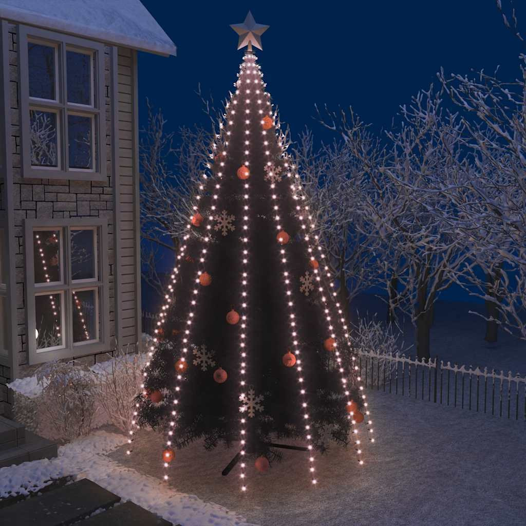 vidaXL Christmas Tree Net Lights with 500 LEDs 196.9"