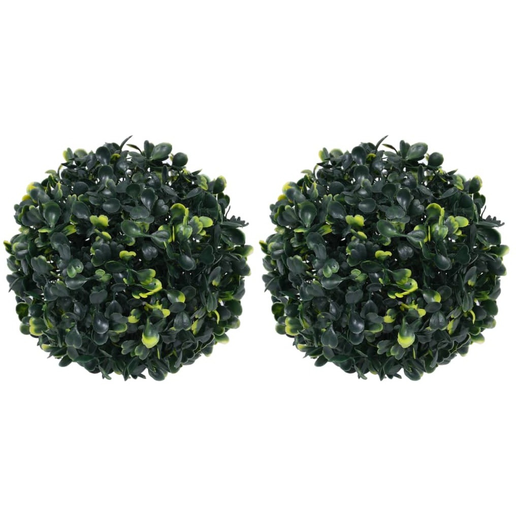 vidaXL Artificial Boxwood Balls 2 pcs 8.7"