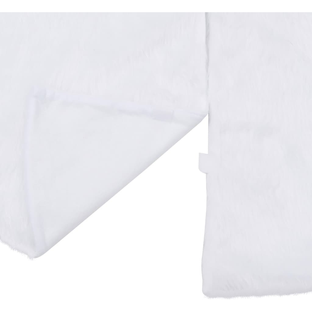 vidaXL Christmas Tree Skirt White 48" Faux