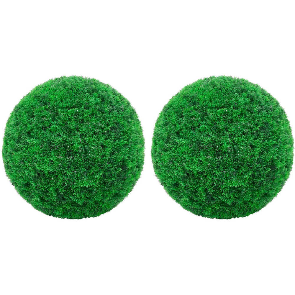 vidaXL Artificial Boxwood Balls 2 pcs 10.6"