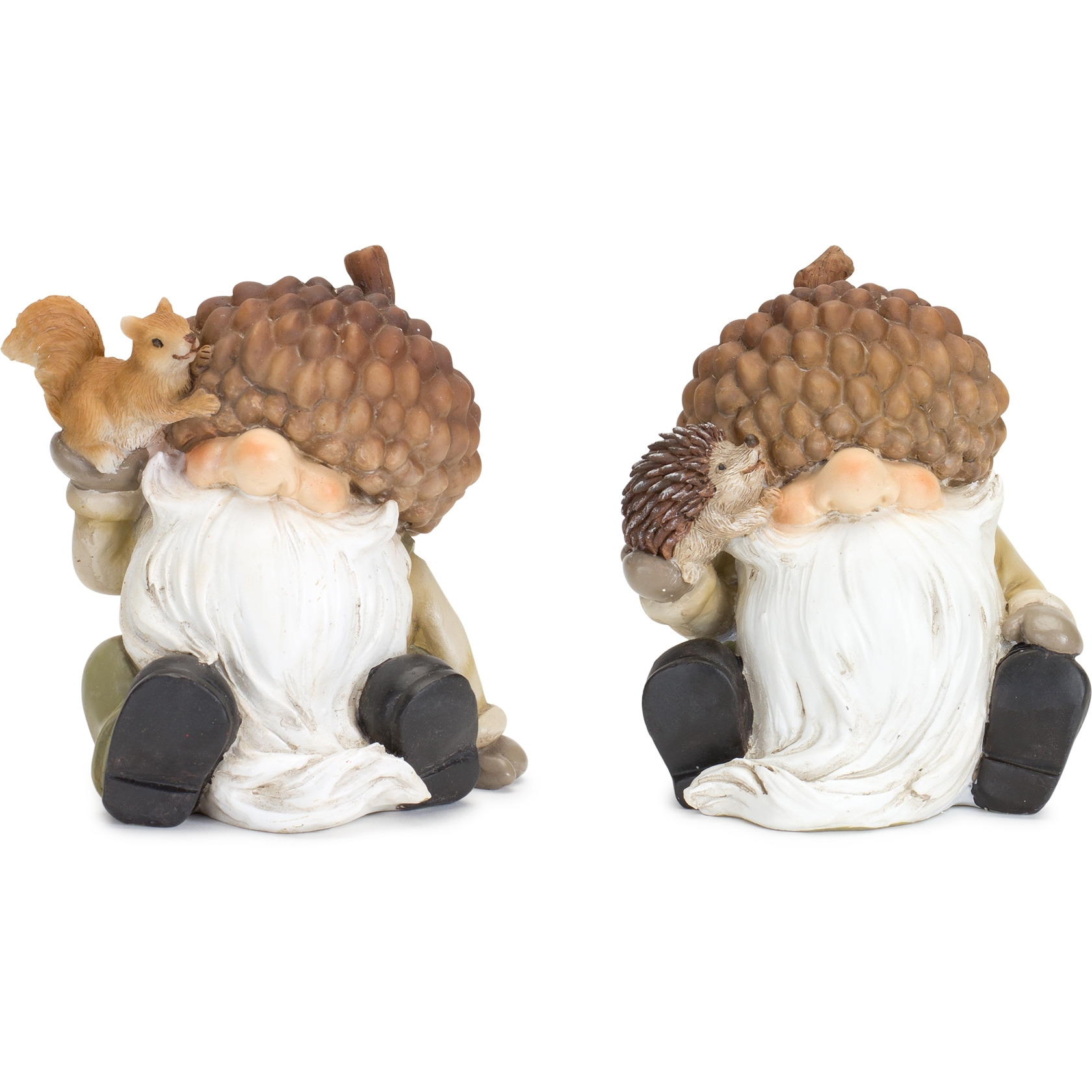 Gnome w/Acorn Hat (Set of 2)