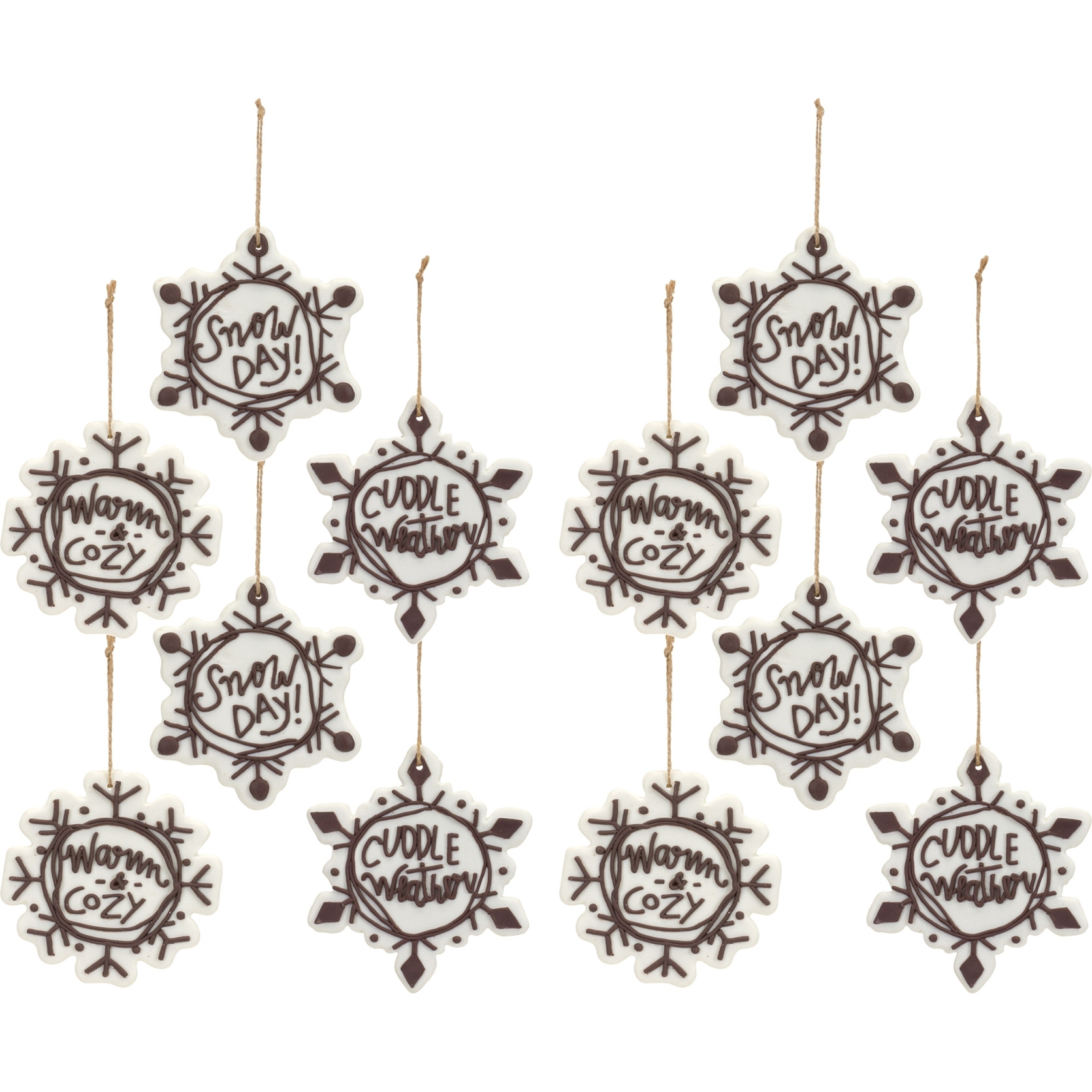 Snowflake Ornament (Set of 12)