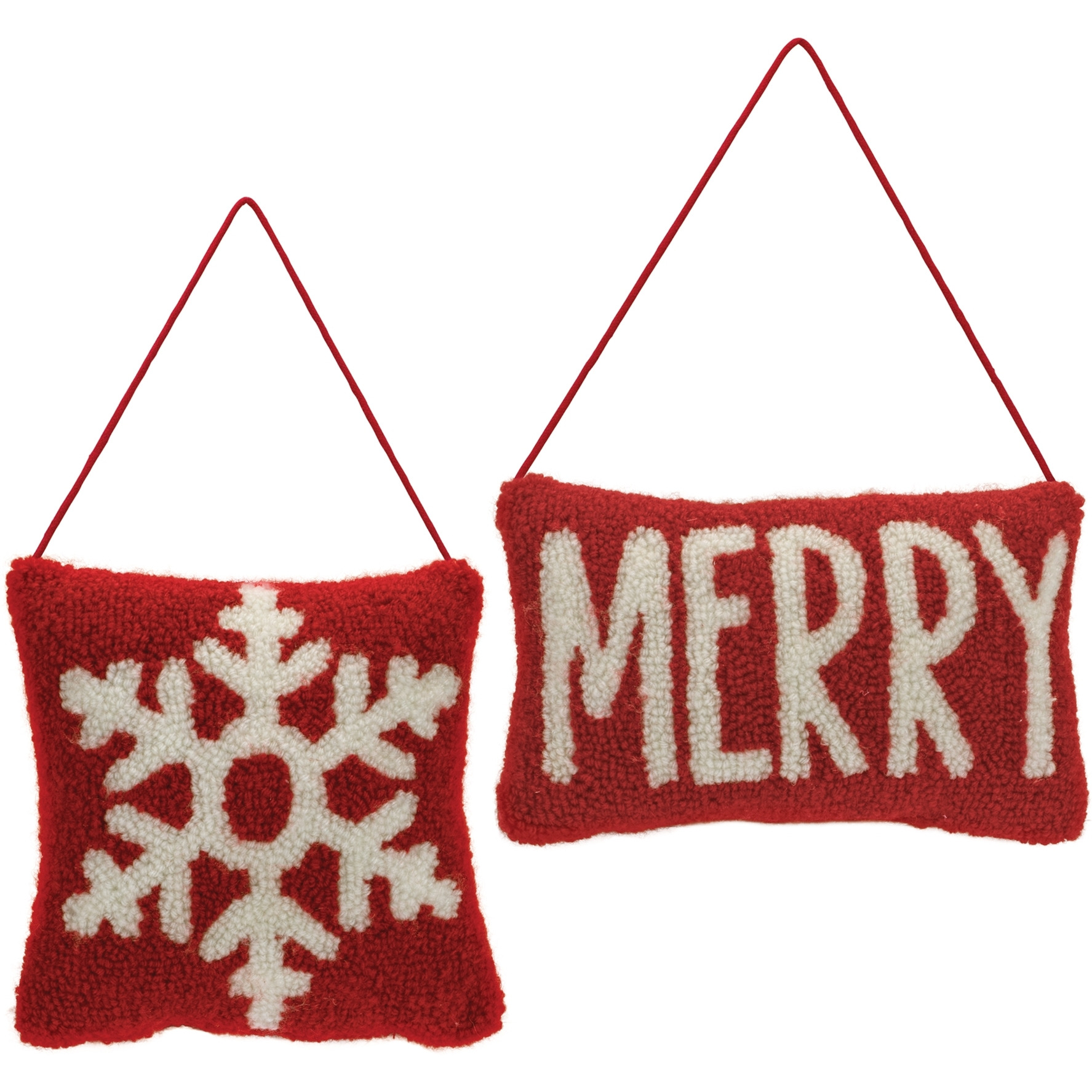 Mini Pillow Ornament (Set of 2)