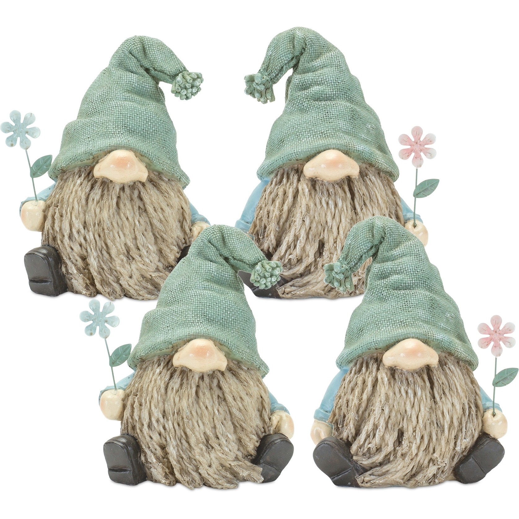 Gnome Figurine (Set of 4)