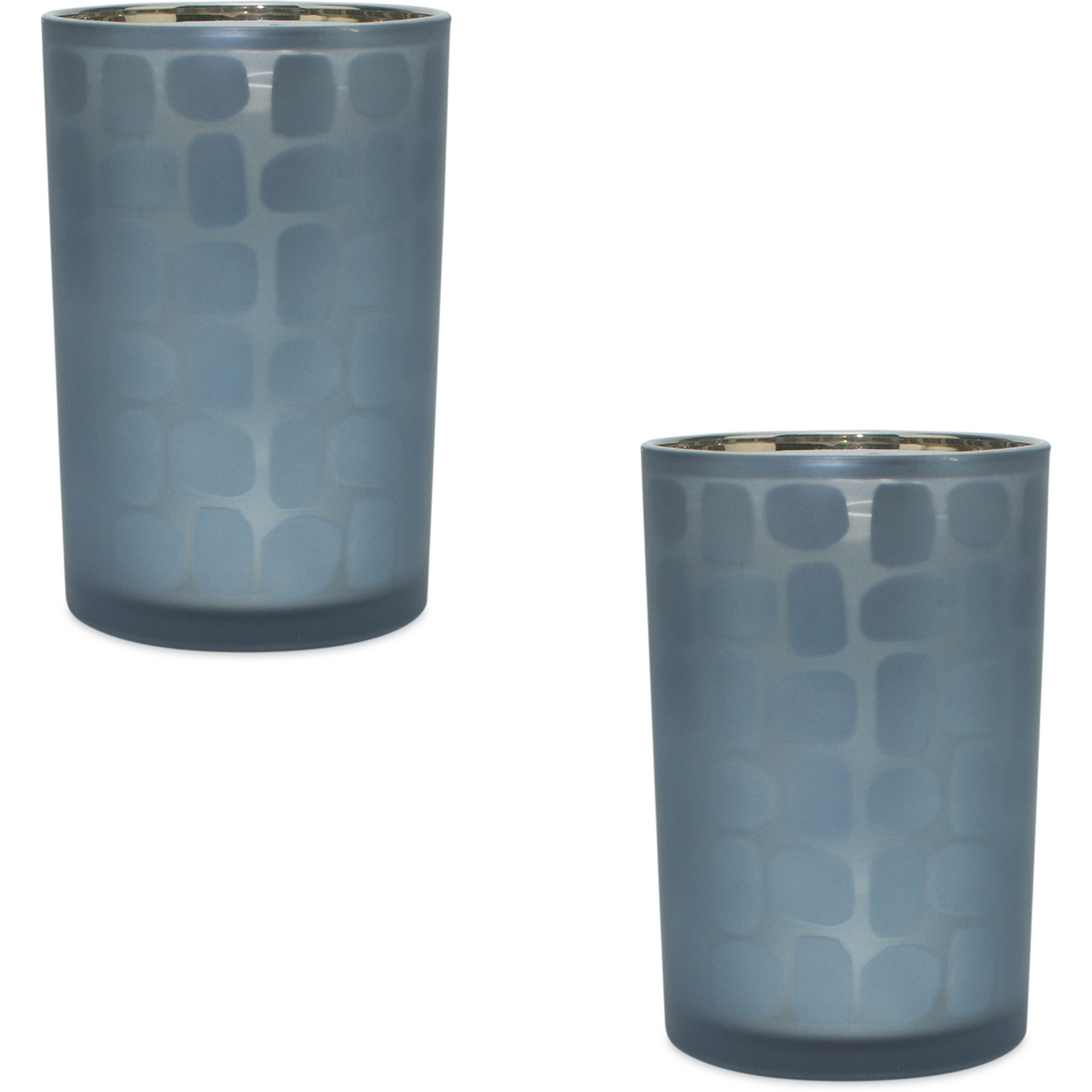 Glass Candle Holder (Set of 2)