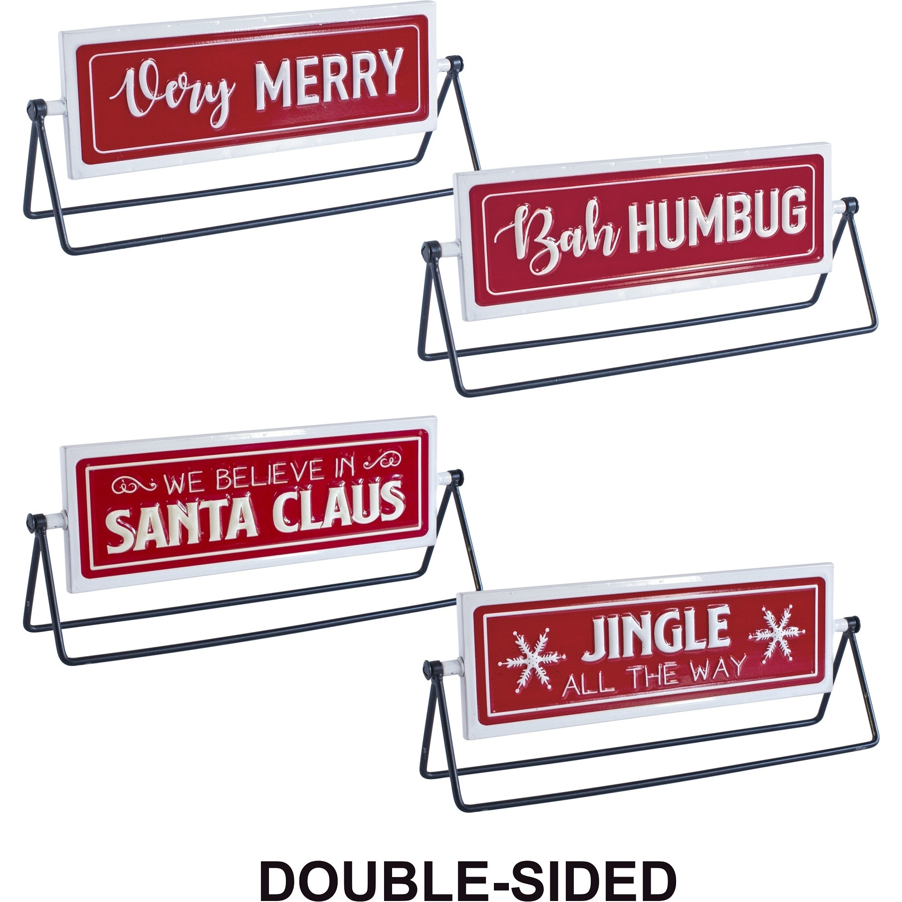 Reversable Christmas Sign (Set of 2)