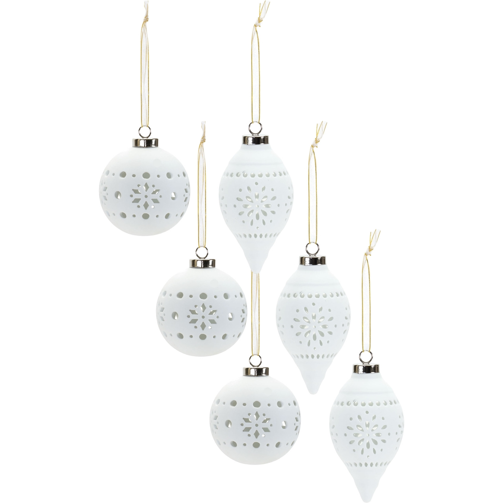 Porcelain Ornament (Set of 6)