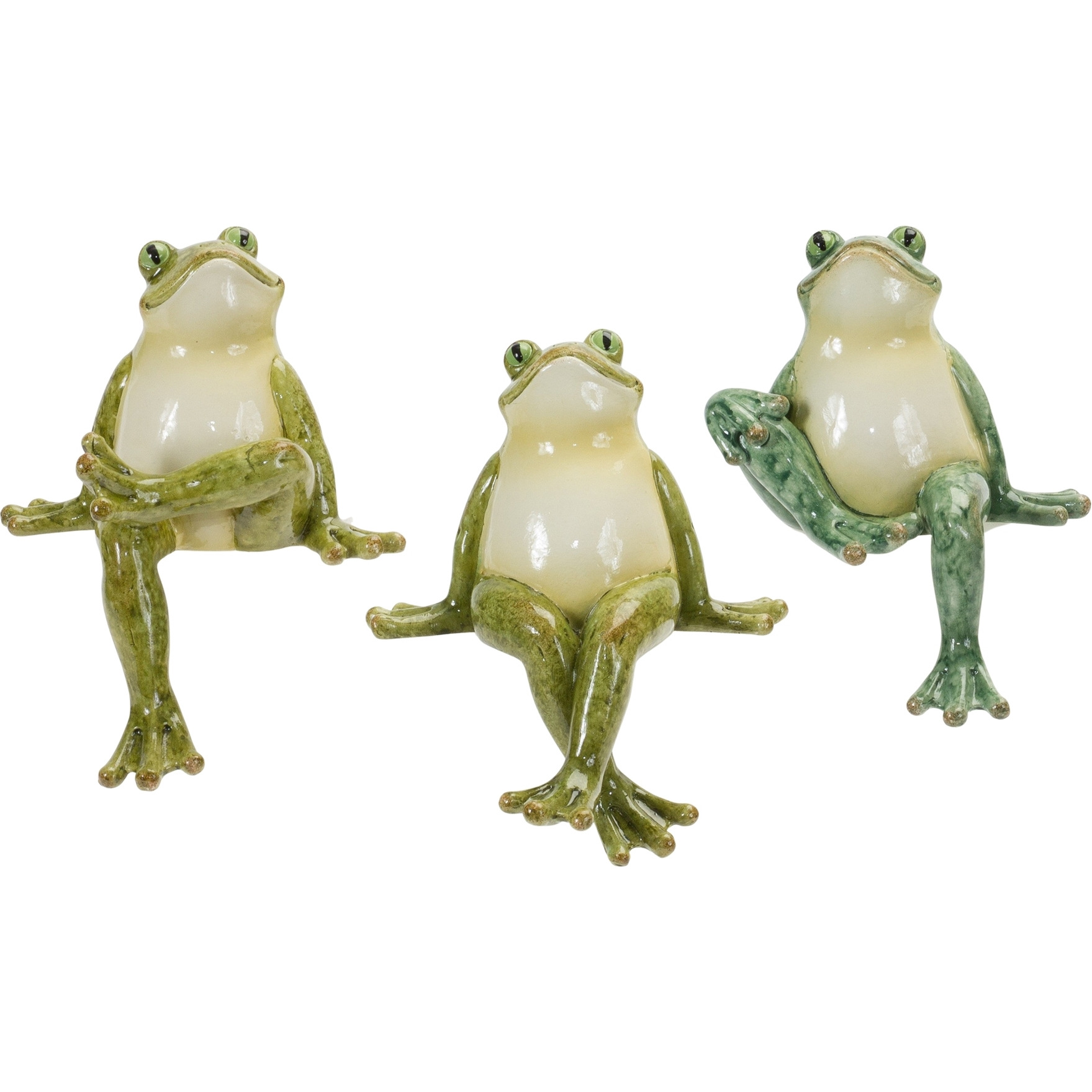 Frog Shelf Sitters (Set of 3)