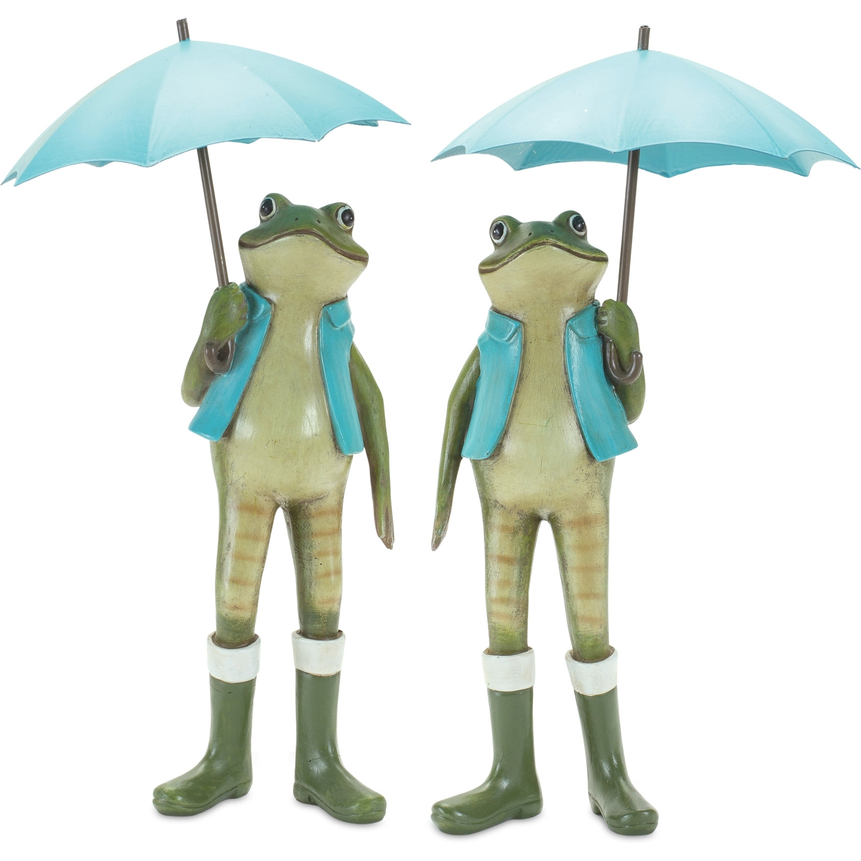 Frog w/Umbrella (Set of 2)