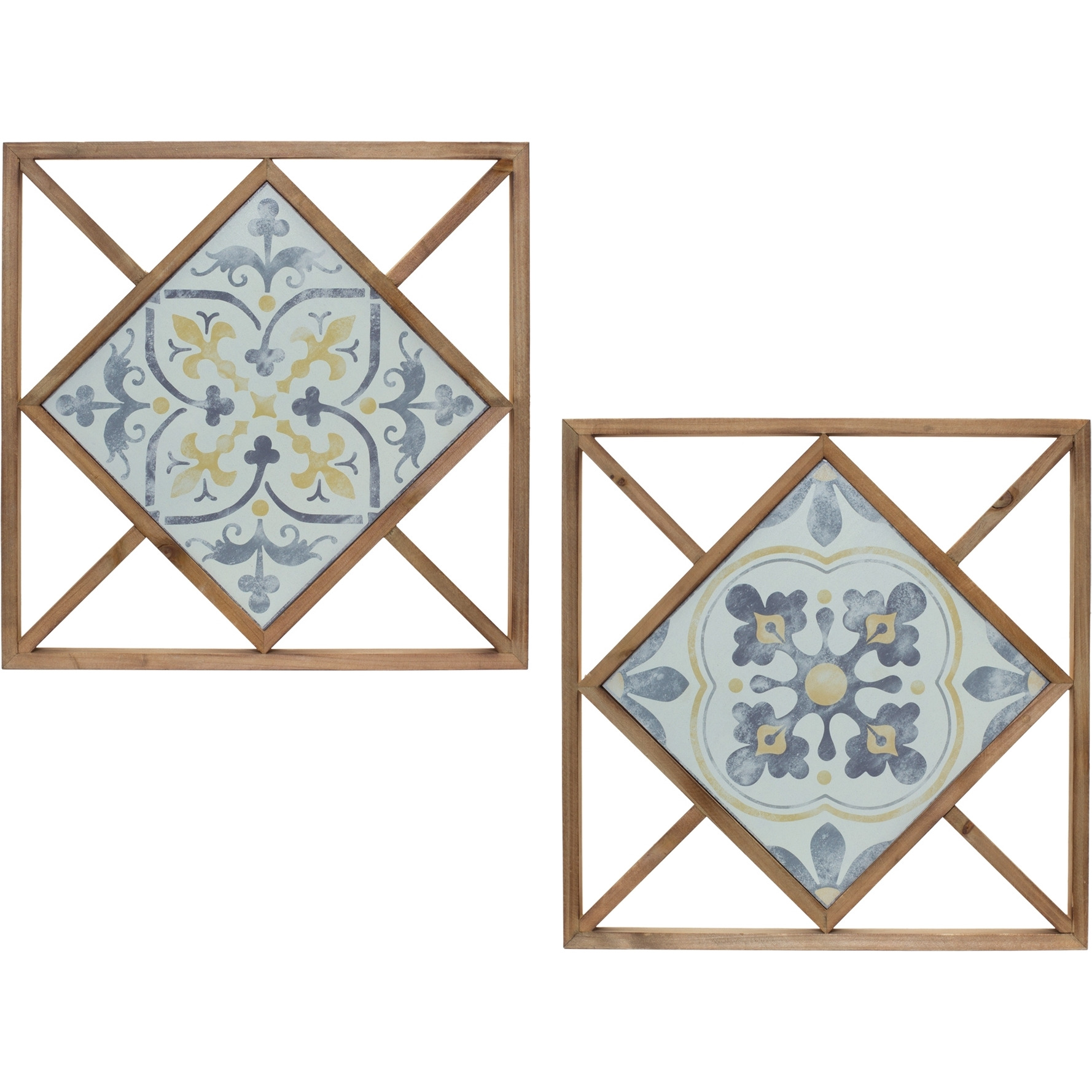 Metal Wall Tile (Set of 2)
