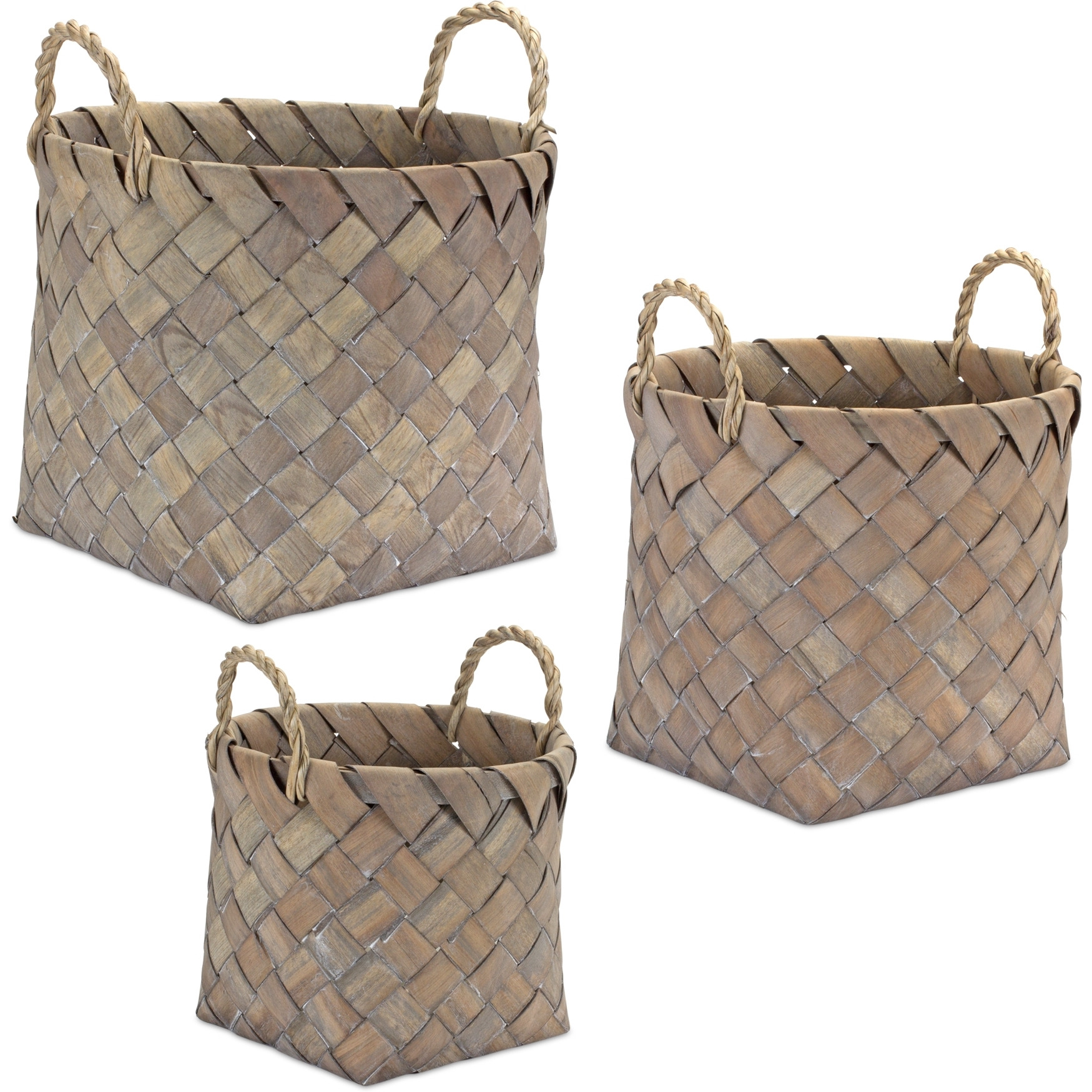 Wicker Basket (Set of 3)