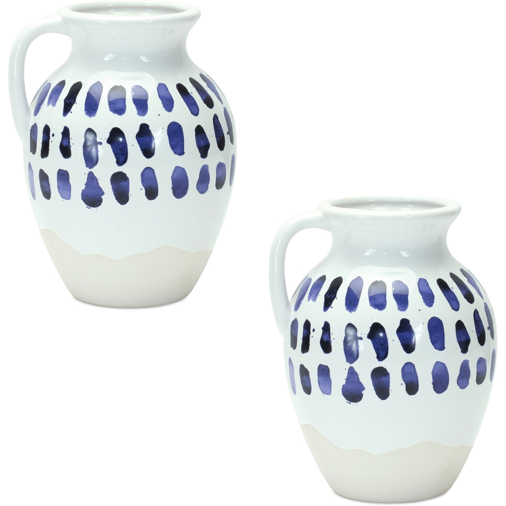 Ceramic Pitcher Vase (Set of 2)