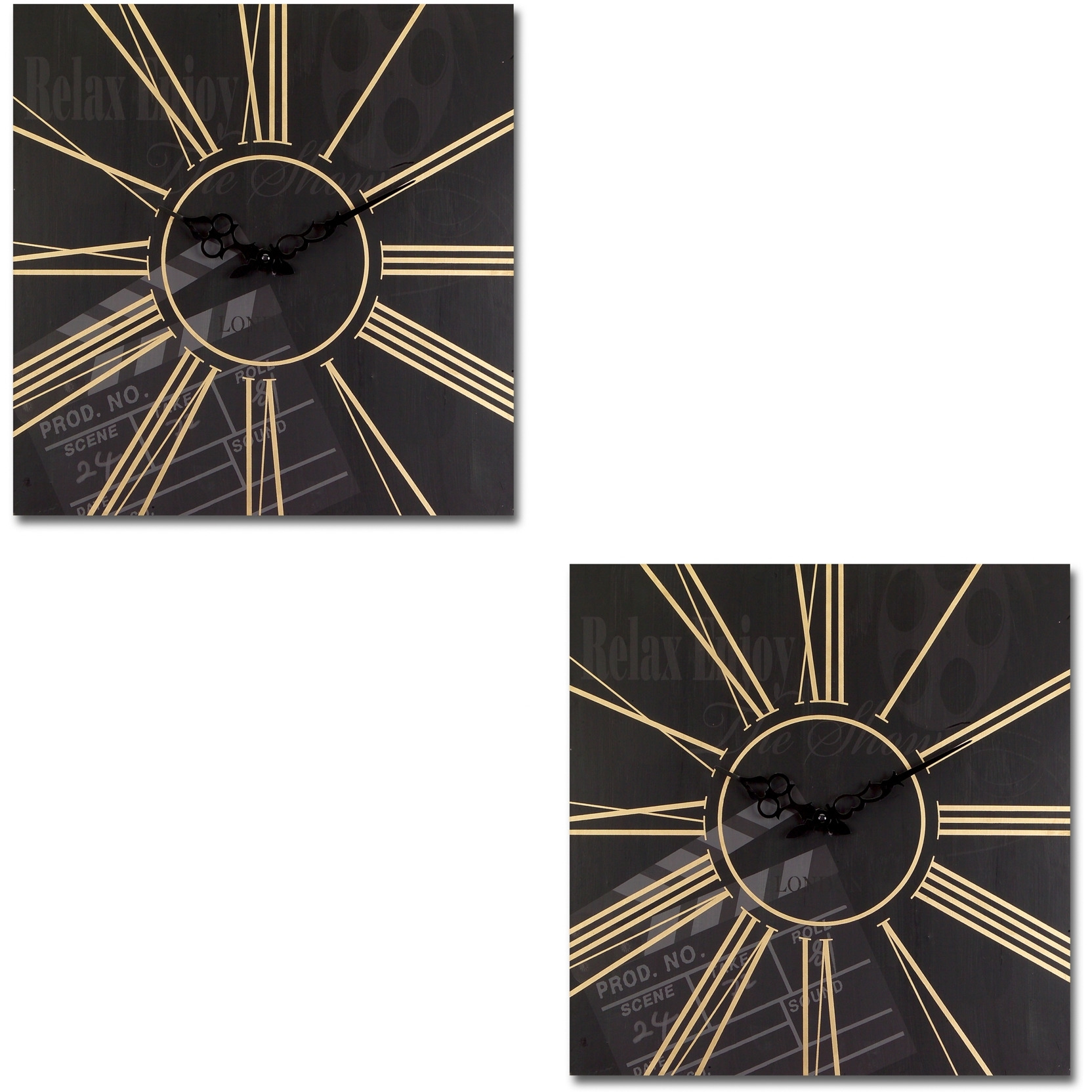 Movie Clock (Set of 2)