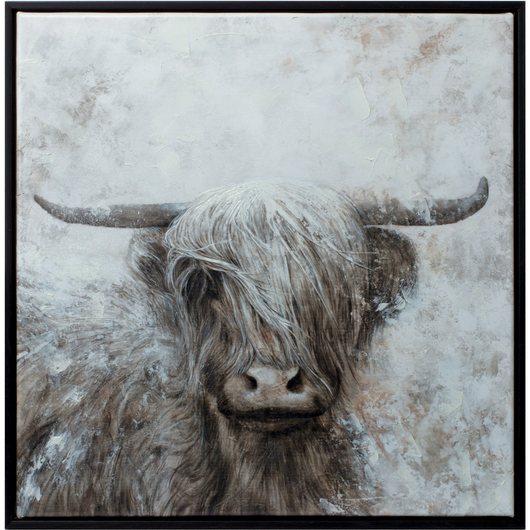 Framed Animal Print Canvas