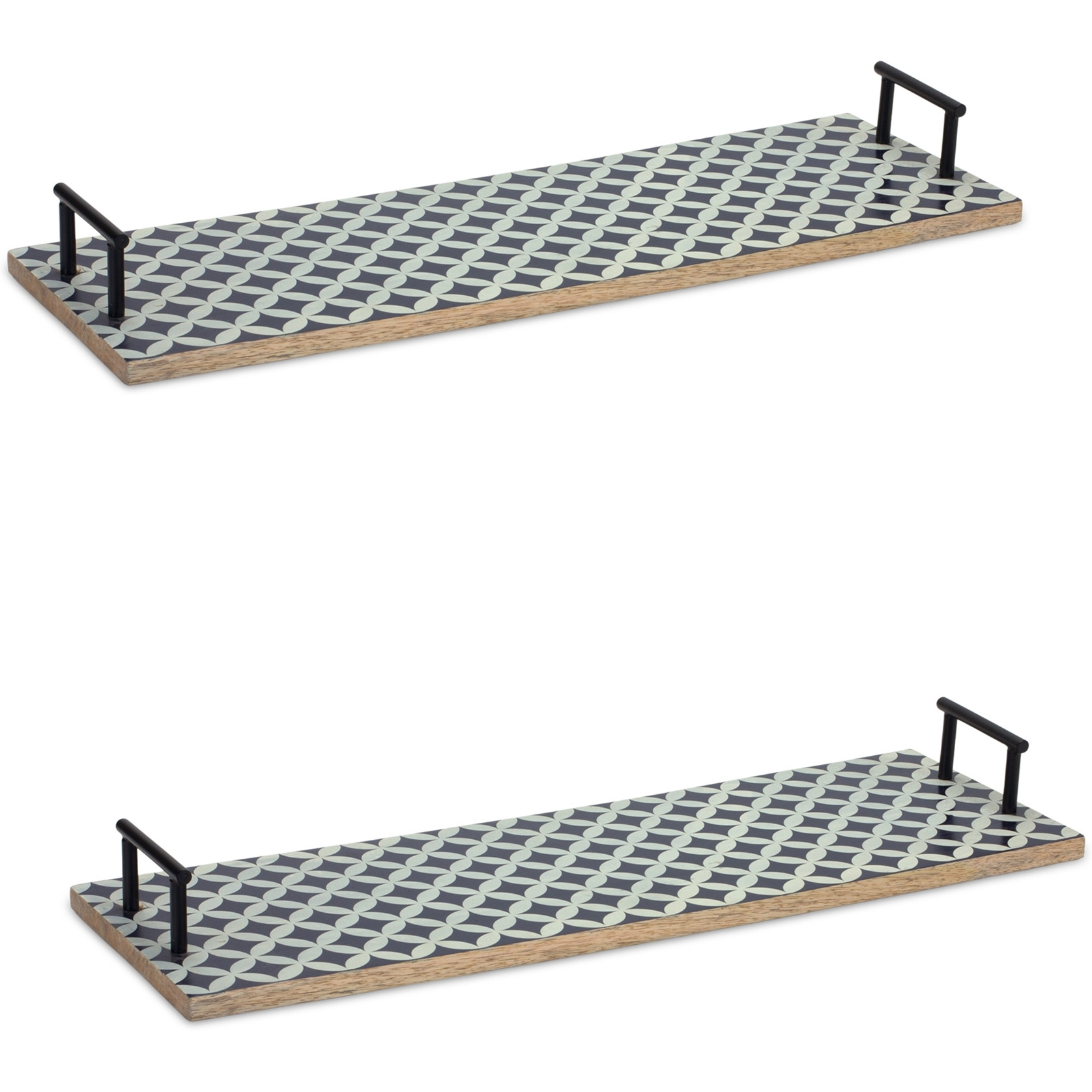 Mango Wood Tray (Set of 2)