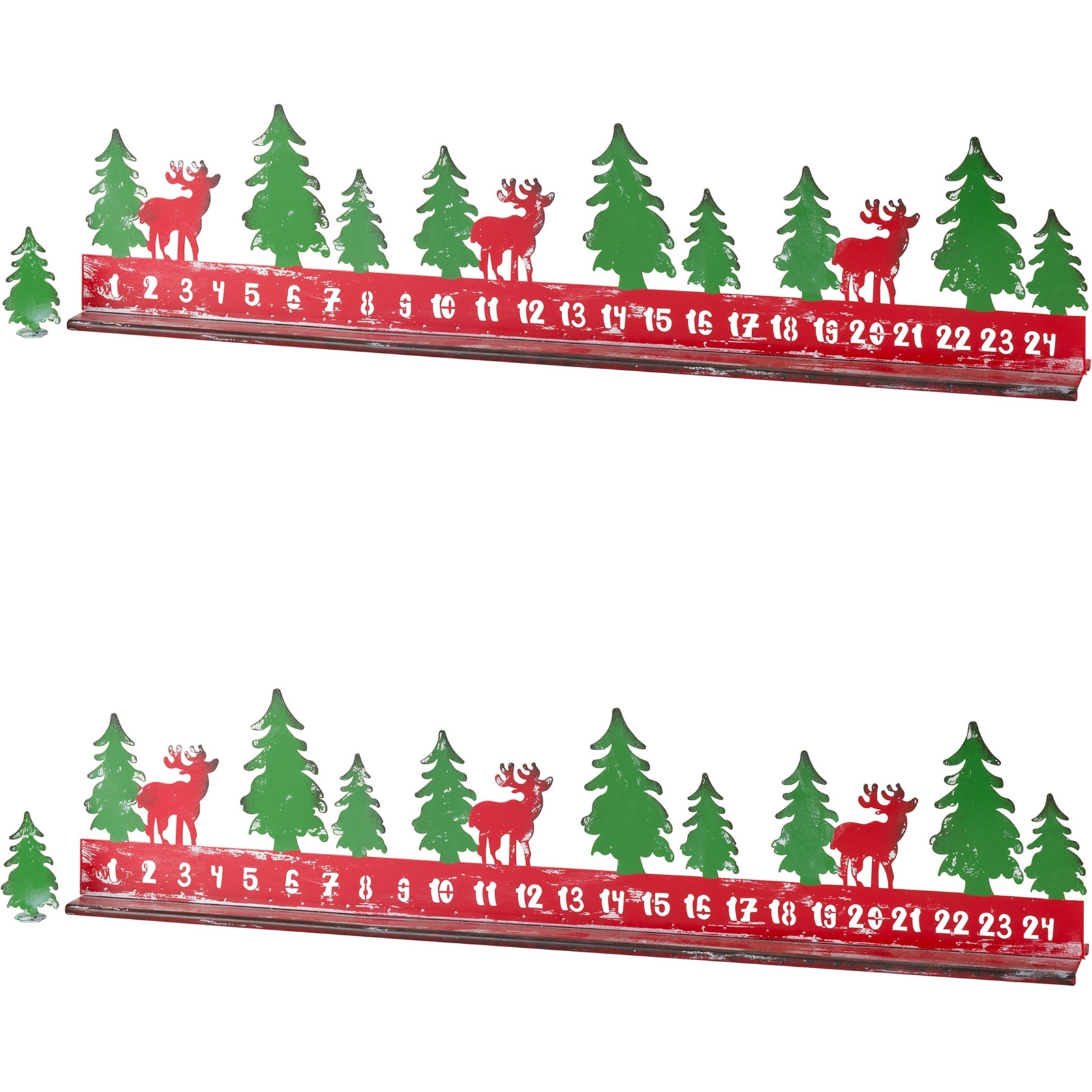 Metal Christmas Countdown (Set of 2)
