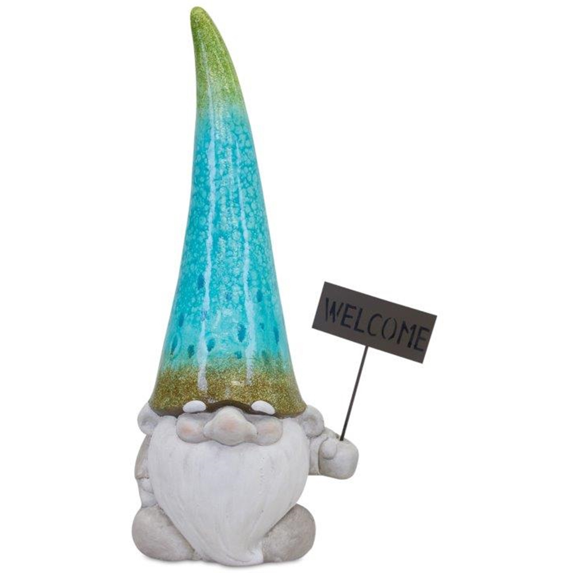 Garden Gnome w/ Welcome Sign