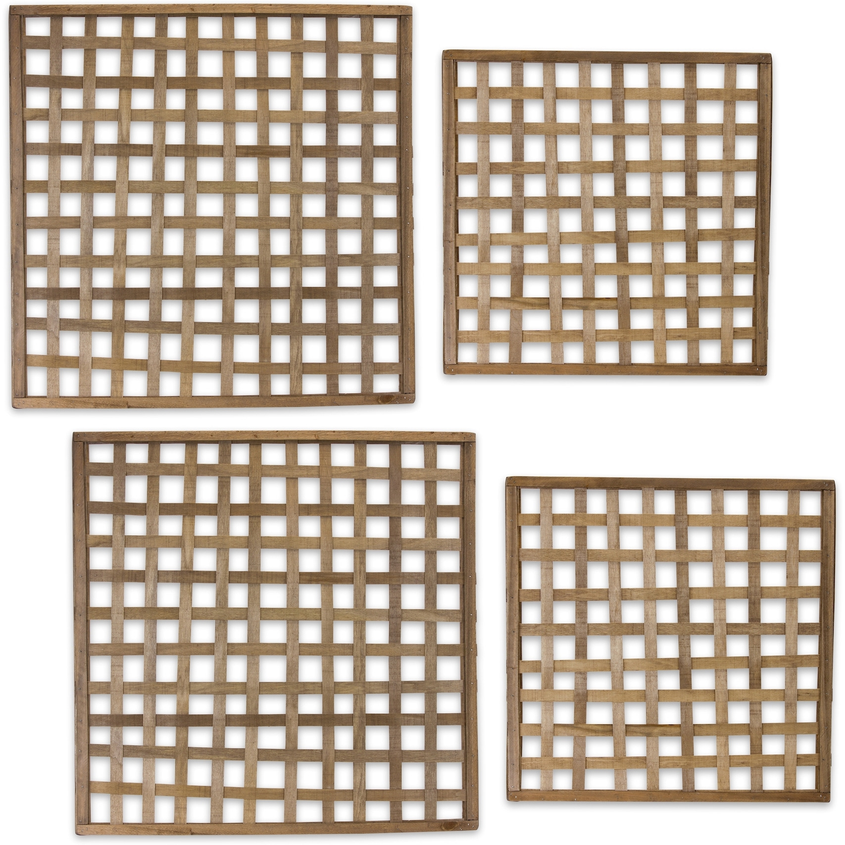 Woven Wood Wall Hanging (Set of 52)