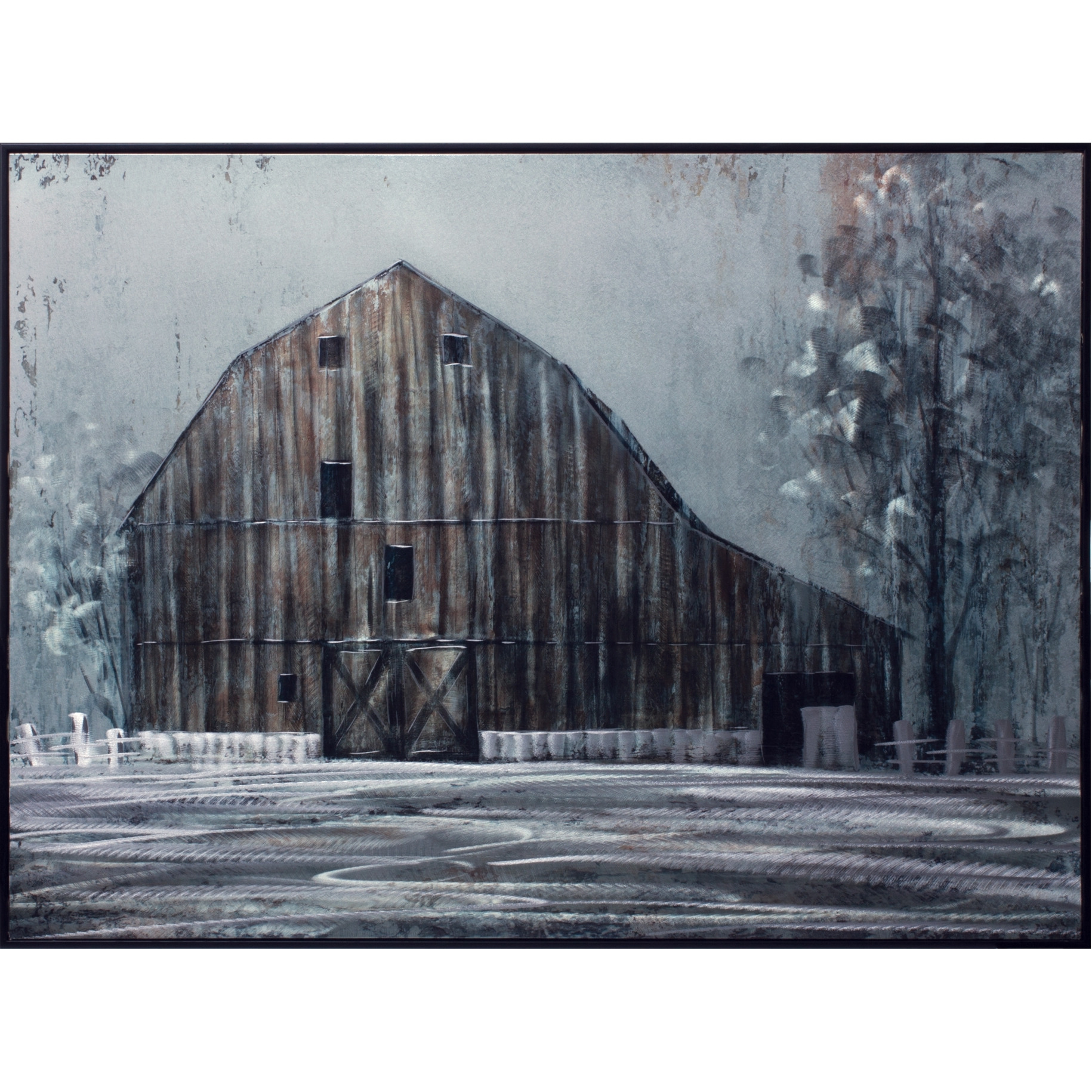 Framed Barn Print