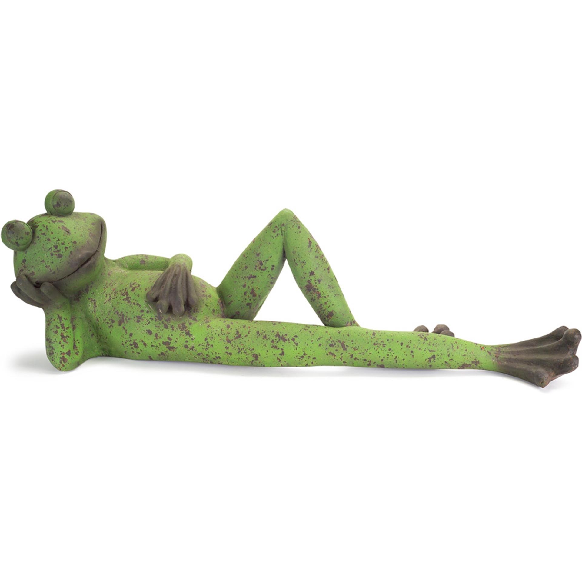 Laying Frog Figurine