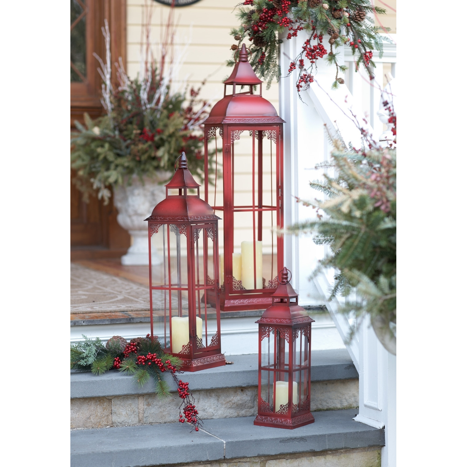 Metal Lantern (Set of 3)