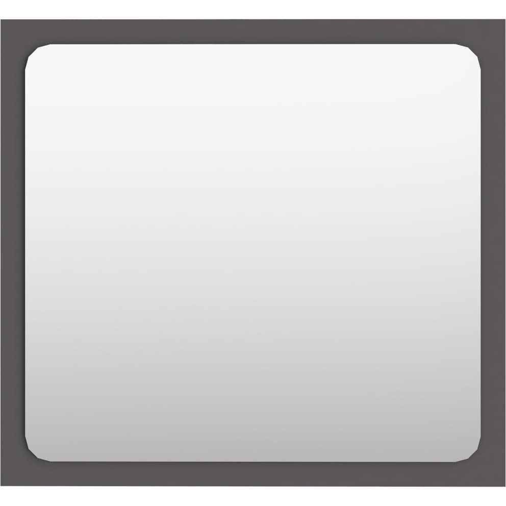 vidaXL Bathroom Mirror Gray 15.7&quotx0.6&quotx14.6" Engineered Wood
