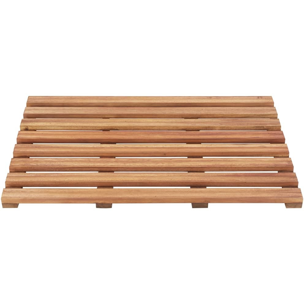 vidaXL Bath Mats 2 pcs Solid Acacia Wood 22&quotx14.6"