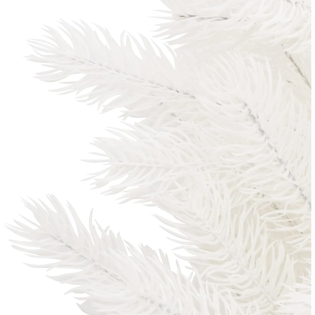 vidaXL Artificial Christmas Tree Lifelike Needles White 2 ft