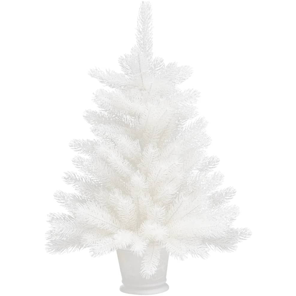 vidaXL Artificial Christmas Tree Lifelike Needles White 2 ft
