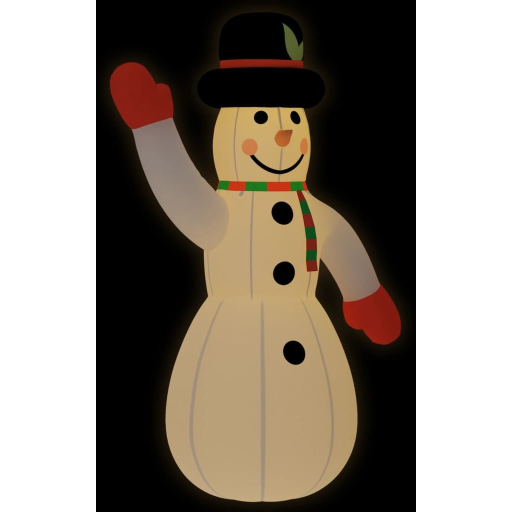 vidaXL Christmas Inflatable Snowman with LEDs 316.9"