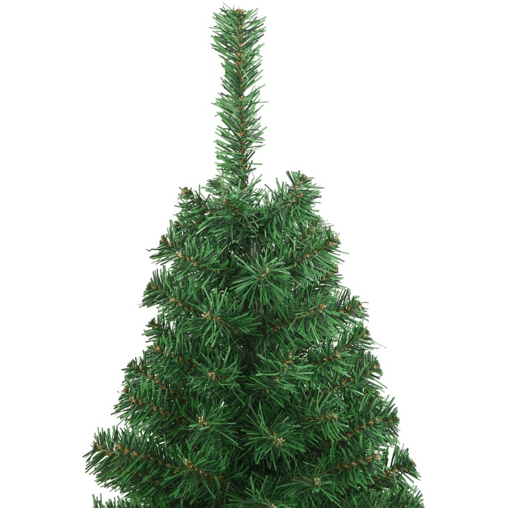 vidaXL Artificial Christmas Tree with Thick Branches Green 4 ft PVC