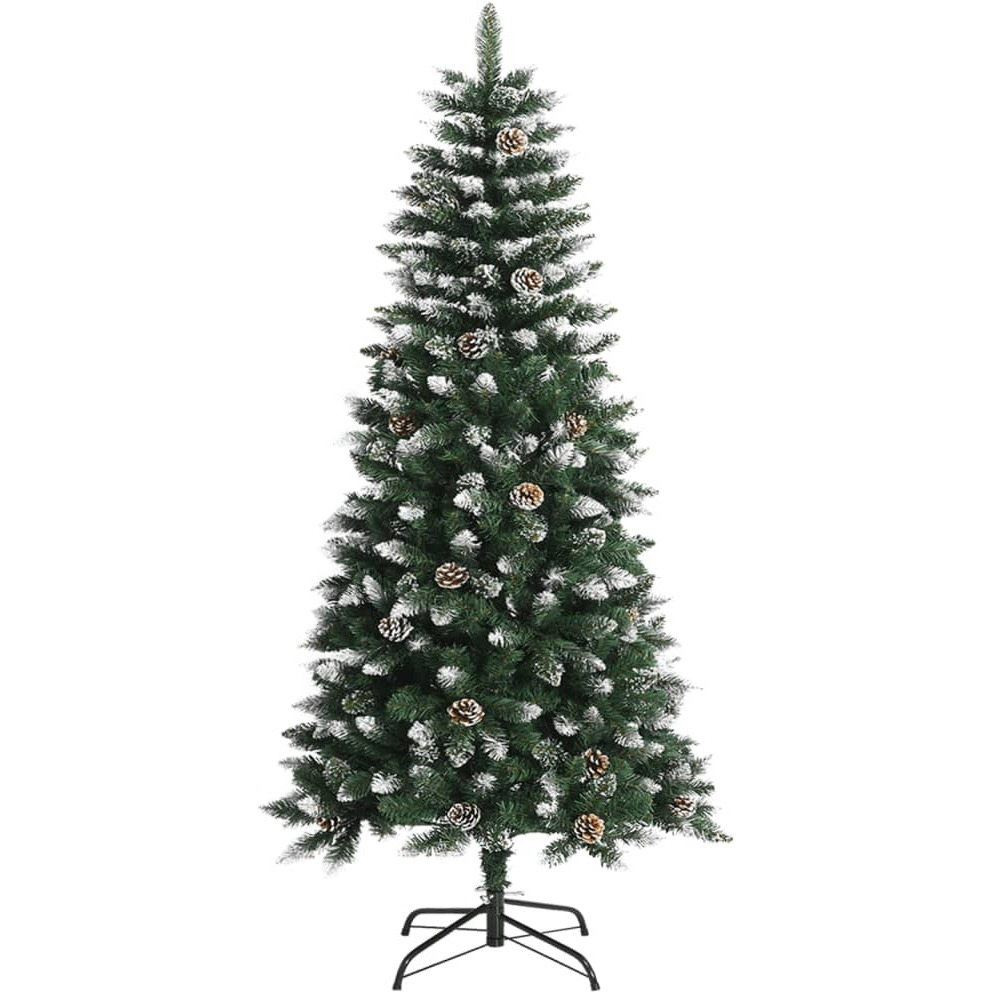 vidaXL Artificial Christmas Tree with Stand Green 47.2" PVC