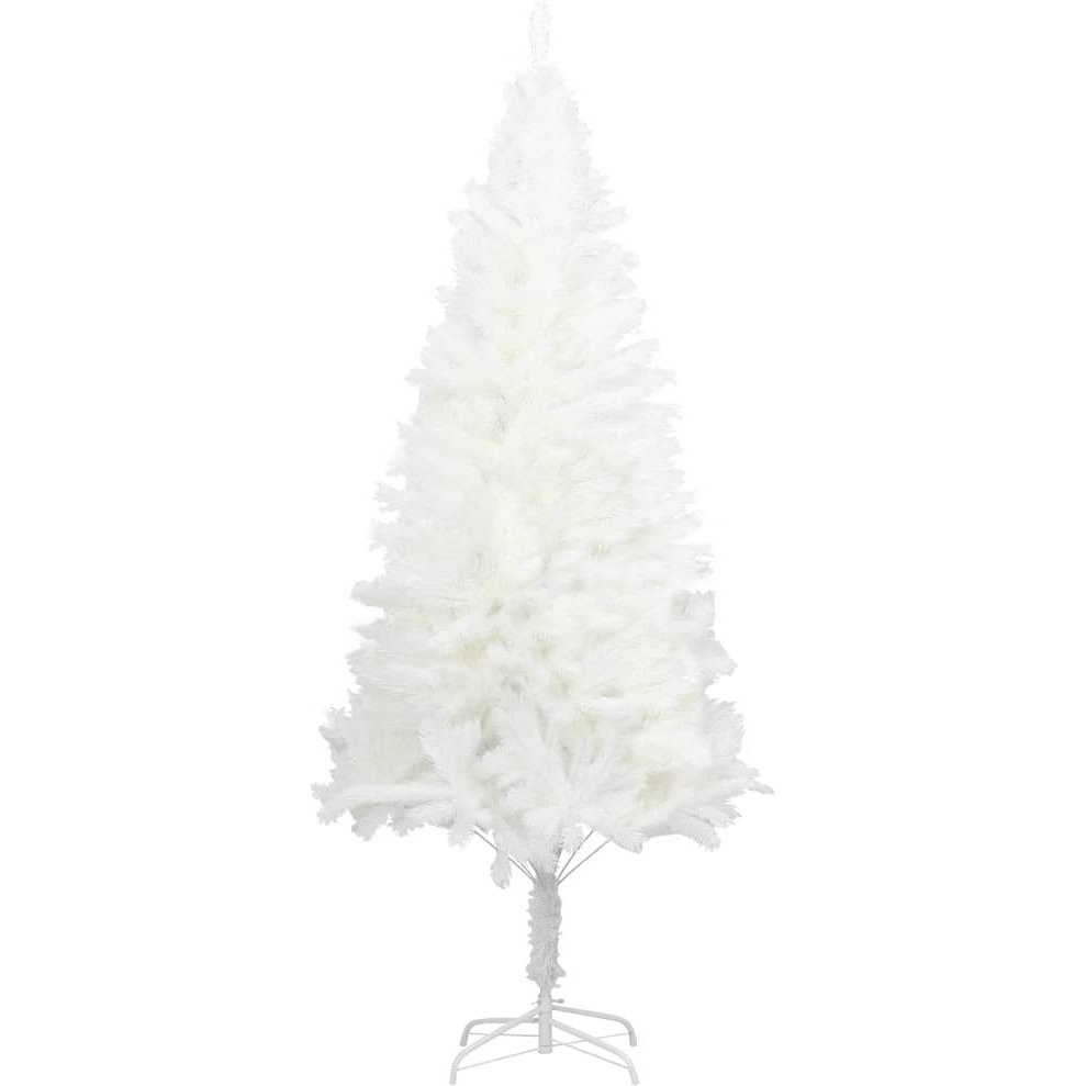 vidaXL Artificial Christmas Tree Lifelike Needles White 4 ft