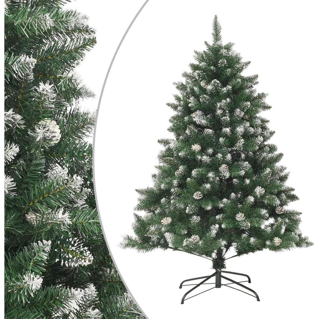 vidaXL Artificial Christmas Tree with Stand 47.2" PVC
