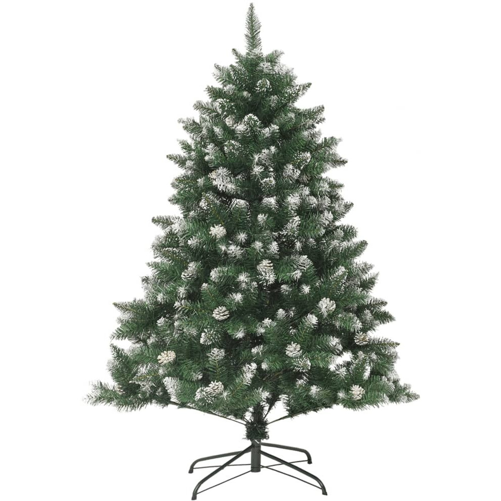 vidaXL Artificial Christmas Tree with Stand 47.2" PVC