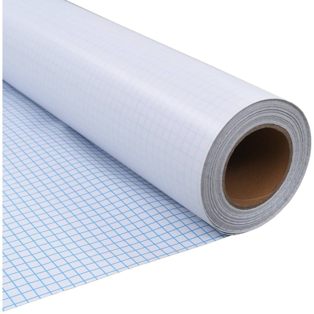 vidaXL Pure Frosted Privacy Window Film Milk Glass Adhesive 3'x16.4'